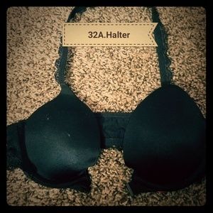 32A halter bra, front clip